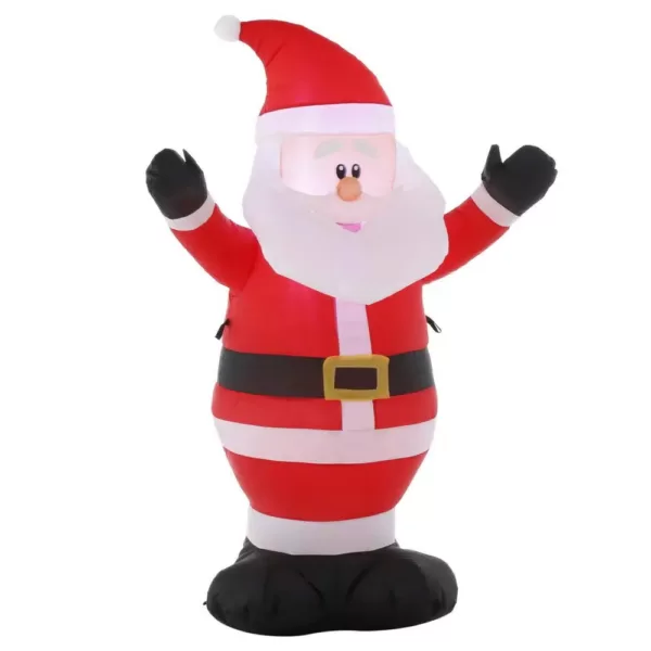 Home Accents Holiday 3.5 ft. Pre-Lit Airblown Inflatable Santa