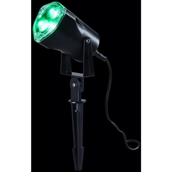 Home Accents Holiday Green LED Spotlight